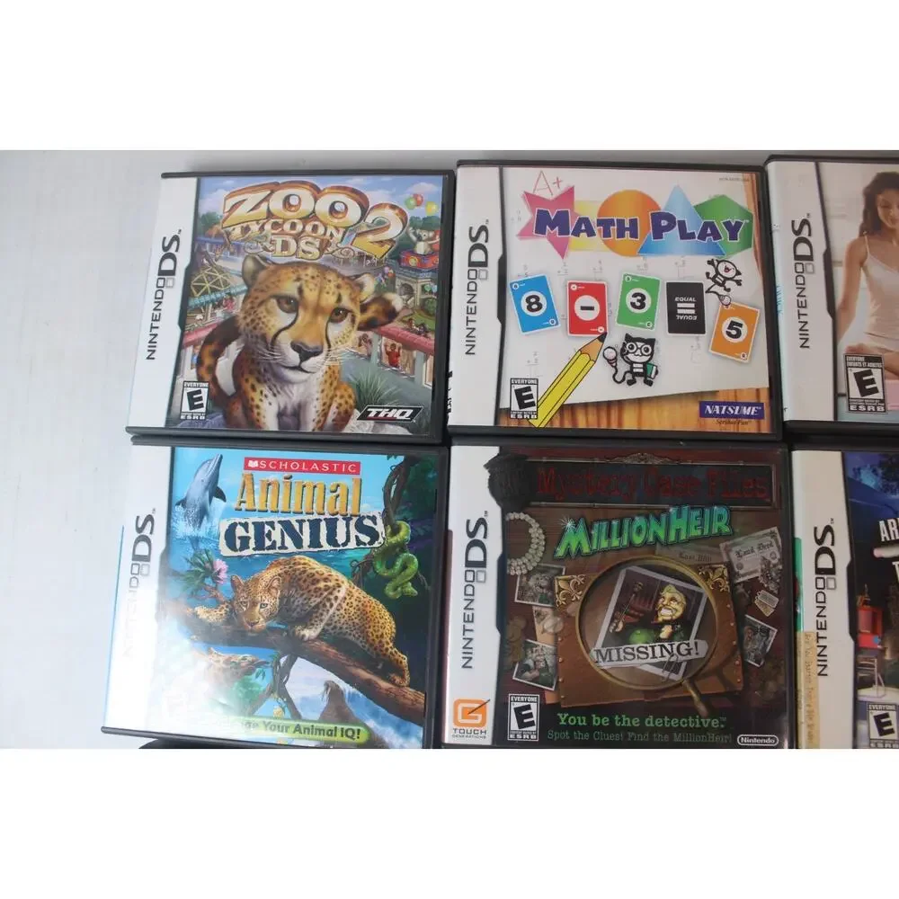 Lot of 12 Nintendo DS games. All with boxes, some with manuals, see pics (B)